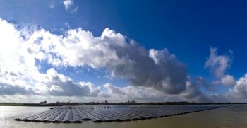 Drijvend zonnepark Bomhofsplas
