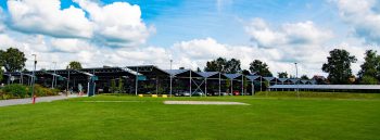 Zonnecarport van GroenLeven bij Ziekenhuis Nij Smellinghe