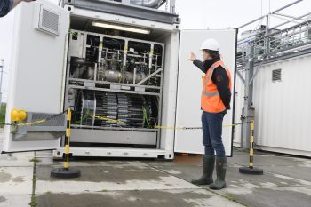 Groene waterstoffabriek Elektrolyze GroenLeven